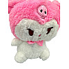 Λούτρινο Sanrio Kuromi Hello Kitty 20cm 1440-1360-3 Ροζ