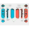 Συμβατό με Nintendo Switch Ασύρματο χειριστήριο Joy-con (l)/(r) Gamepad συμβατό με Bluetooth Joystick παιχνιδιών 17539-003 Κόκκινο/Μπλε