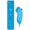 Remote Plus & Nunchuck Pack Ασύρματο Gamepad για Wii Z-898 Μπλε