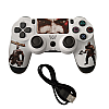 Ασύρματο Χειριστήριο Gamepad PS4 Doubleshock - Συμβατό με PS TV PS Now Wireless Controller God Of War P4-17539-05 Λευκό