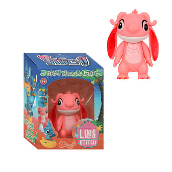 Disney Φιγούρα stitch Angel 11 cm 375-1 Ροζ