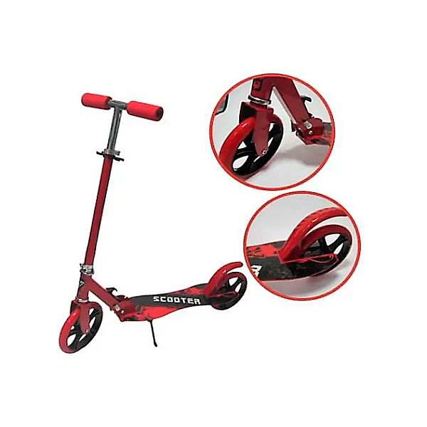 Παιδικό Πατίνι Scooter Αναδιπλούμενο Δίτροχο 888 Κόκκινο