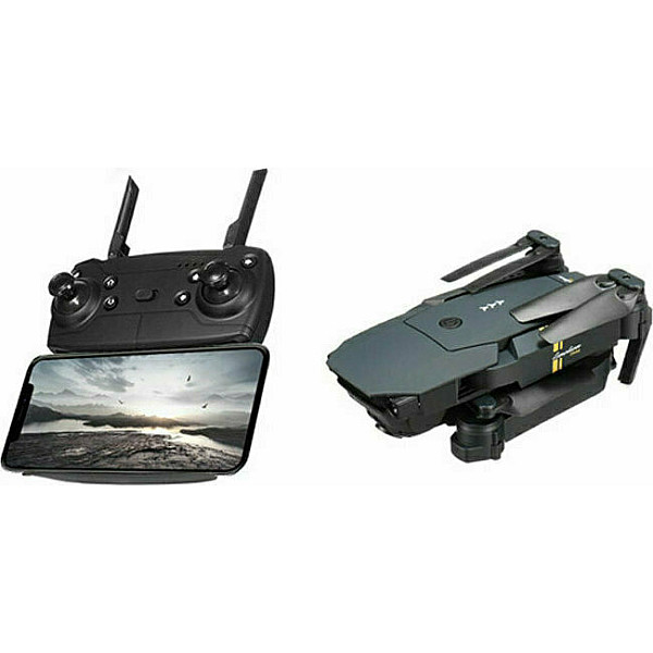 Andowl Micro Foldable Set Drone με διπλή Κάμερα 1080p και Χειριστήριο, Συμβατό με Smartphone 998Pro Μαύρο