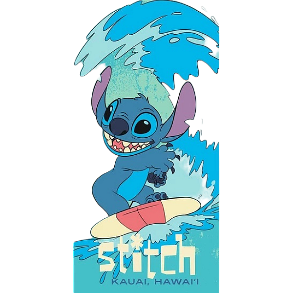 Stitch Παιδική Πετσέτα Θαλάσσης Microfiber Τιρκουάζ 140x70cm AYM-046STITCH-BTM