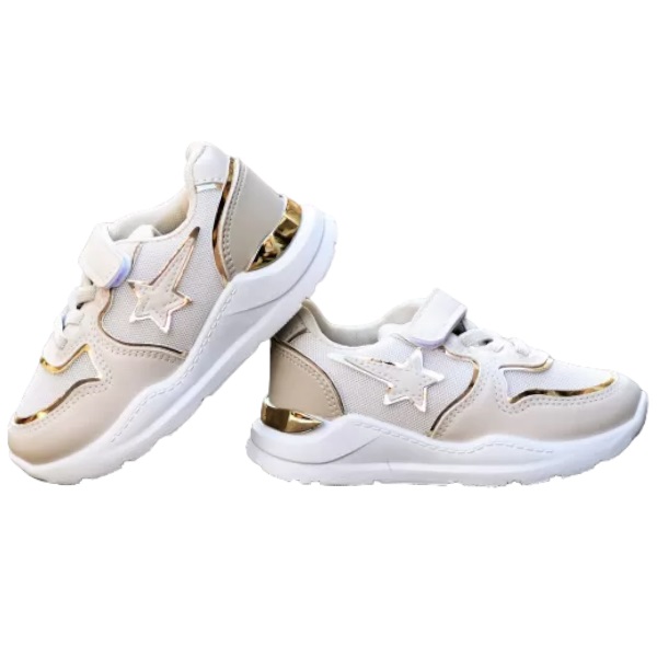 ΠΑΙΔΙΚΟ ΠΑΠΟΥΤΣΙ SNEAKERS ΓΙΑ ΚΟΡΙΤΣΙ MOHICANS CB-228 ΜΠΕΖ