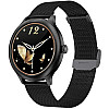 DK19 Aluminium 49mm Smartwatch με Παλμογράφο Μαύρο