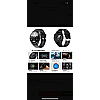 FIT ME ONE MAX  Stainless Steel 45mm Smartwatch VFM-ON01 Μαύρο