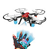 RC Drone με κάμερα Ανίχνευση UAV 360 μοιρών περιστροφής χειρός H263 Κόκκινο