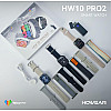 Howear HW 10 Pro 2 Smart Watch Οθόνη AMOLED 2,10 ιντσών Δώρο 3 λουράκια 1 αναπτήρα Ασημί