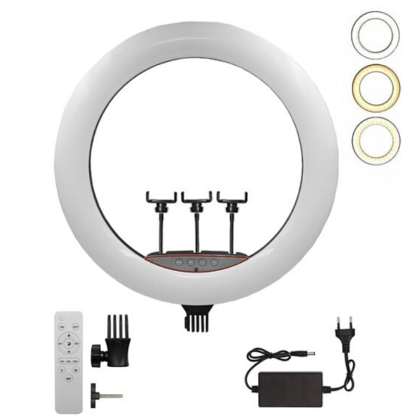 Ring Fill Light 18'' 45cm με βάση για κινητό χωρίς τρίποδο LJJ-45
