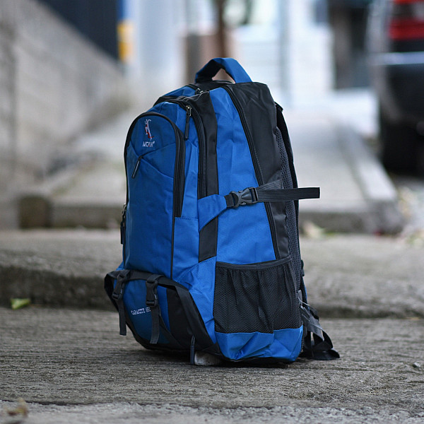 ΑΝΔΡΙΚΗ ΤΣΑΝΤΑ ΠΛΑΤΗΣ ΚΑΜΒΑΣ MOHICANS M-101.BLUE