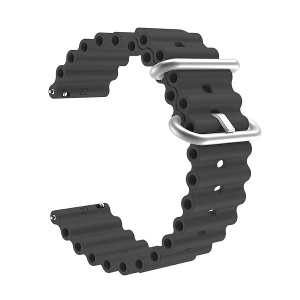 Λουράκι Σιλικόνης για Apple Watch Ocean Chain strap 42/44/45/49 M00-11 Μαύρο