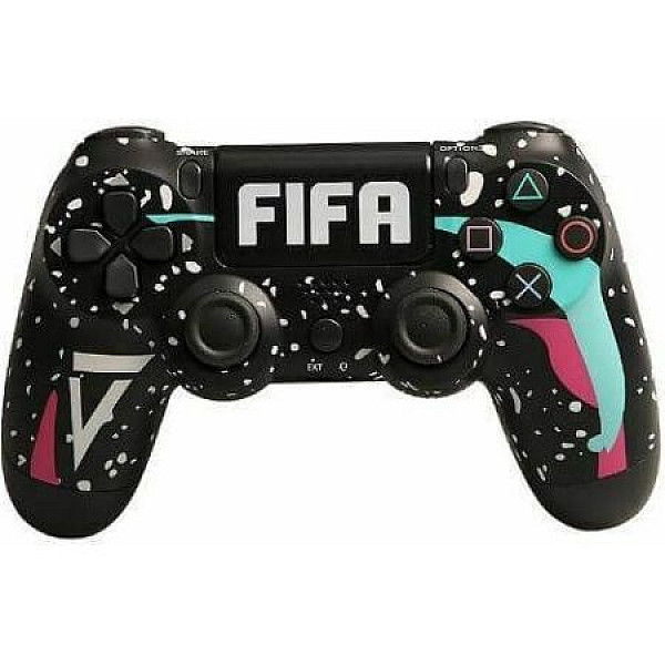 Ασύρματο Doubleshock Gamepad για Android / PC / PS3 / PS4 / iOS FIFA Μαύρο