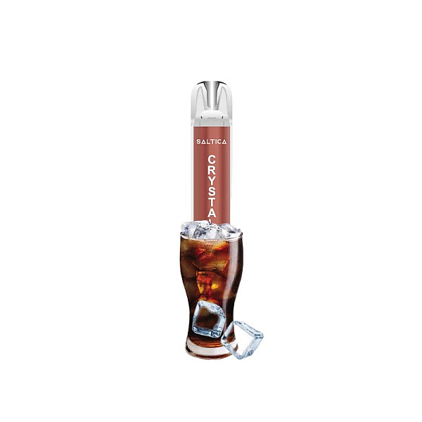 Saltica Crystal Ηλεκτρονικό Τσιγάρο μιας Χρήσης 700 Εισπνοών Cola Ice 2ml 20mg