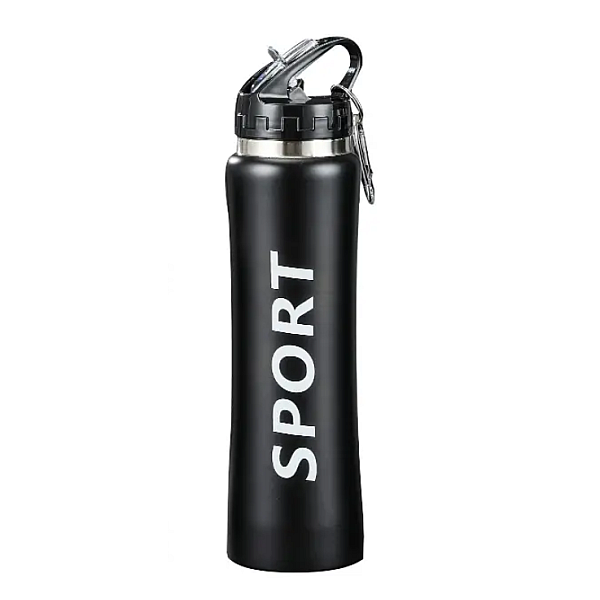 Θερμός Ανοξείδωτο Από Ατσάλι 750ml SPT01 Μαύρο