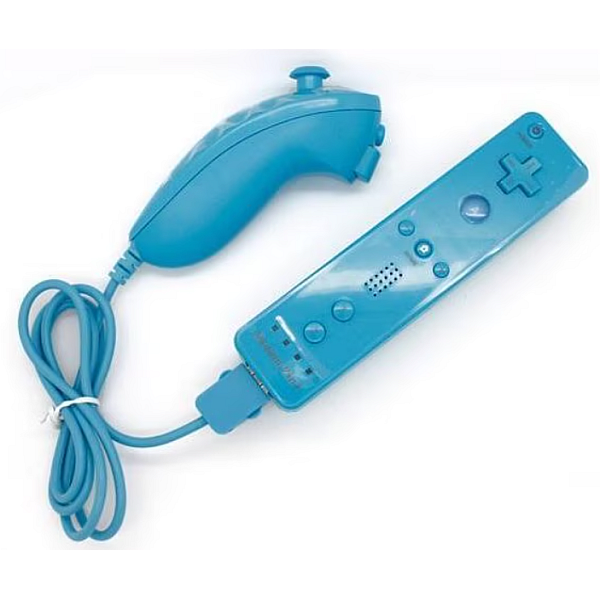 Remote Plus & Nunchuck Pack Ασύρματο Gamepad για Wii Z-898 Μπλε