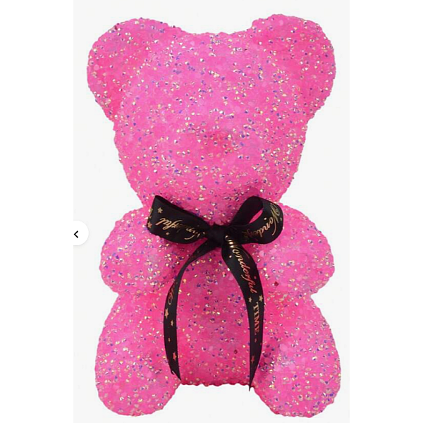 Αρκουδάκι Mohicans από Γιρλάντα Love Bear 30cm Αγ Βαλεντίνος 84728-3 Ροζ