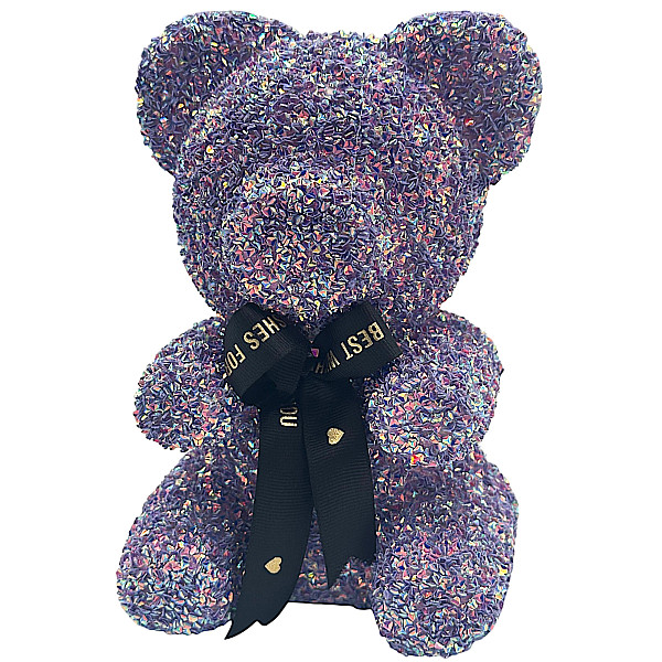 Αρκουδάκι Mohicans από Γιρλάντα Love Bear 30cm Αγ Βαλεντίνος 84728-6 Μωβ