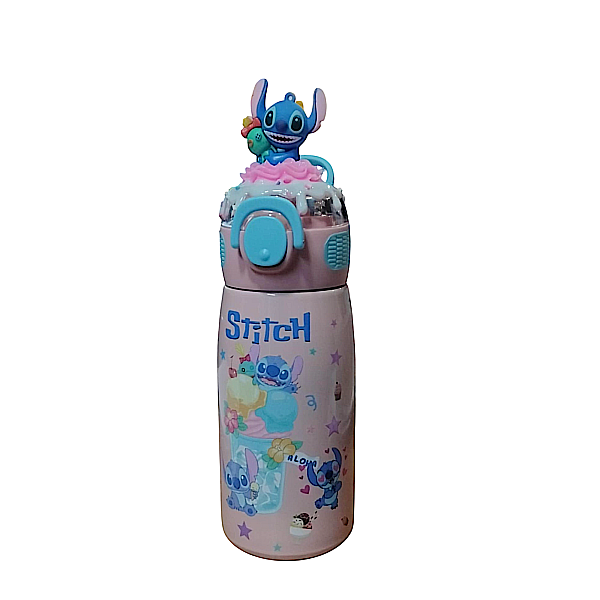 Stitch Θερμός παγούρι Ζεστό Κρύο 470ml 6856-14-2 Ροζ