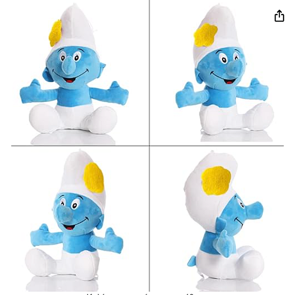 Disney Λούτρινο στρουμφάκη Μελένιος 35cm 1440-282-3 Μπλε