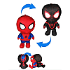 Λούτρινο Marvel AVENGERS 2 σε 1 Αντιστρέψιμη δύο Όψεων 30cm Spiderman Miles Morales 5221-SM