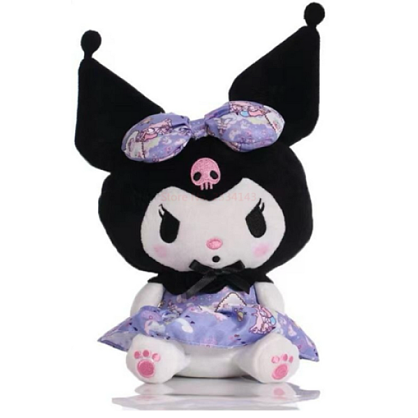 Λούτρινο Sanrio Kuromi Hello Kitty 25cm 1440-0961-10 Μωβ