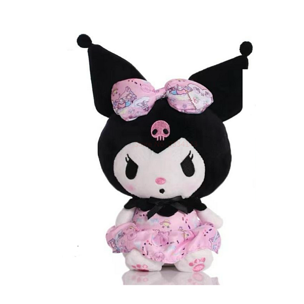Λούτρινο Sanrio Kuromi Hello Kitty 25cm 1440-0961-9 Ροζ