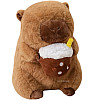 Λούτρινο ζωάκι Καπιμπάρα (Capybara) με Kαρύδα 45cm 1440-86255 Καφέ