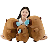 Mohicans Λούτρινο ζωάκι Καπιμπάρα (Capybara) με καταρροή στη μύτη και δόνηση 45cm 1440-86256-45 Καφέ