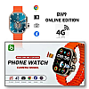 Smartwatch BW9 Ultra 4G κάρτα SIM & Camera HD 2”  Λευκό