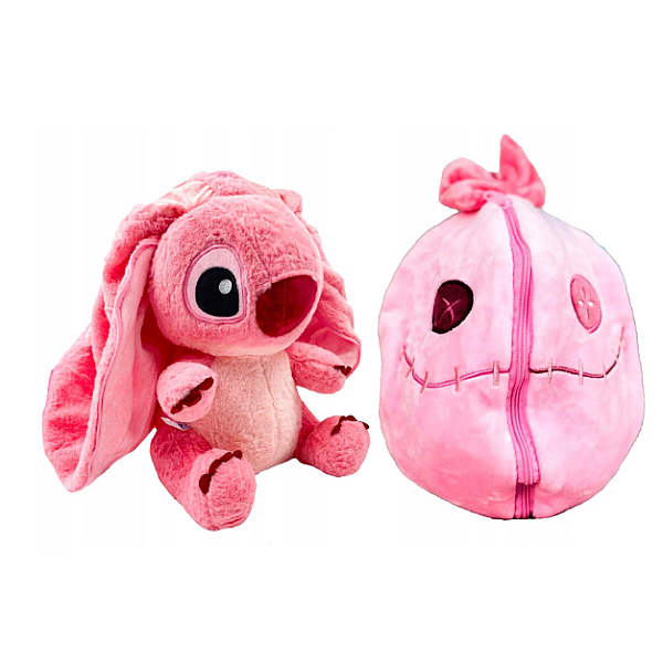 Stitch Λούτρινο παιχνίδι τύπου βελονιάς, απαλό και βελούδινο 20 cm 1440-280 Ροζ