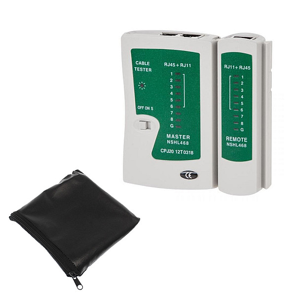 Tester Καλωδίων Δικτύου RJ45, RJ11 και RJ12 TR-2048