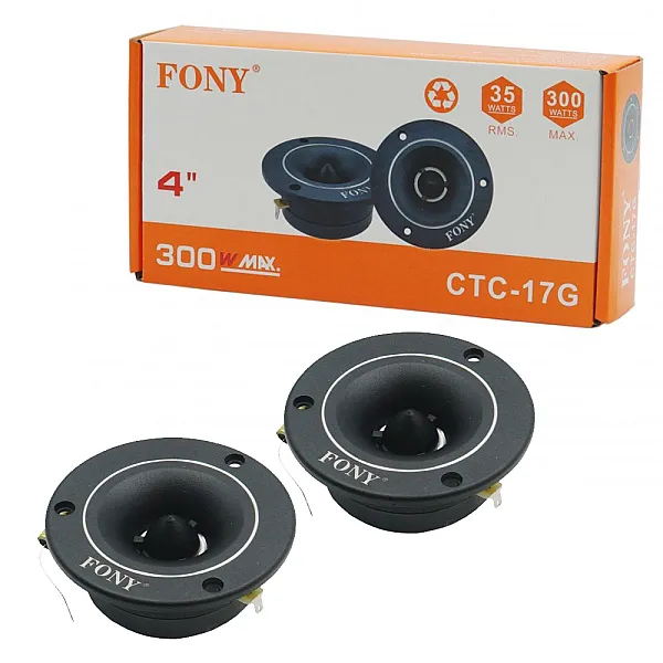 Σετ Tweeter Αυτοκινήτου 4" 35W RMS CTC-17G 2 τμχ