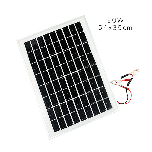 Πολυκρυσταλλικό Φωτοβολταϊκό Πάνελ 20W 12V - 17.49V