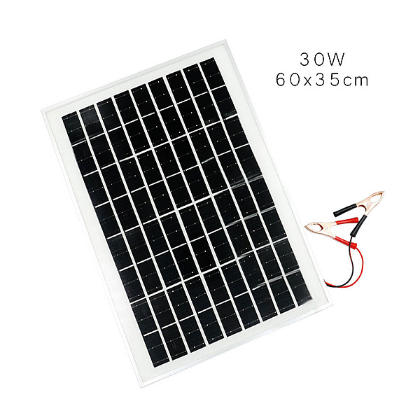 Μονοκρυσταλλικό Φωτοβολταϊκό Πάνελ 30W 12V - 17.49V