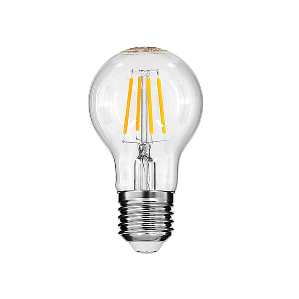 LED Λάμπα E27 4W 220V 800LM Θερμό Λευκό LED Filament σε Σχήμα A60 Dimmable RZ-0060