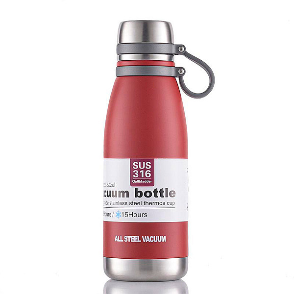 Μπουκάλι Θερμός με Ιμάντα Μεταφοράς 1.2lt JB-6067 Κόκκινο
