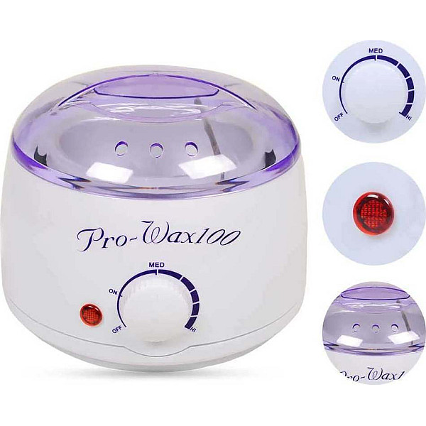 Κεριέρα Αποτρίχωσης με Κάδο 400ml Pro Wax 100