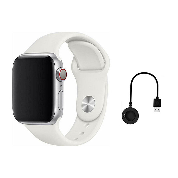 Smartwatch με Παλμογράφο και Απάντηση Κλήσεων-Μηνυμάτων Remax Watch 9 Pro Λευκό - Ασημί