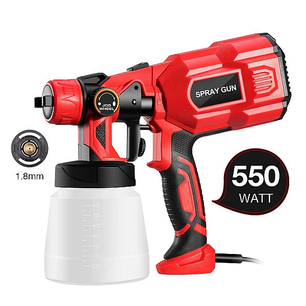 Ηλεκτρικό Πιστόλι Βαφής 550W με Δοχείο 800ml