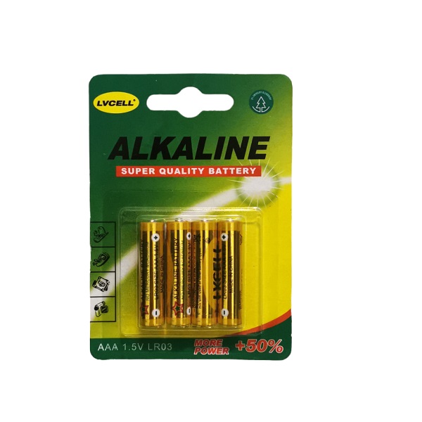 Αλκαλικές Μπαταρίες AAA, 1.5V, LR03, 4τεμ. A18610-4