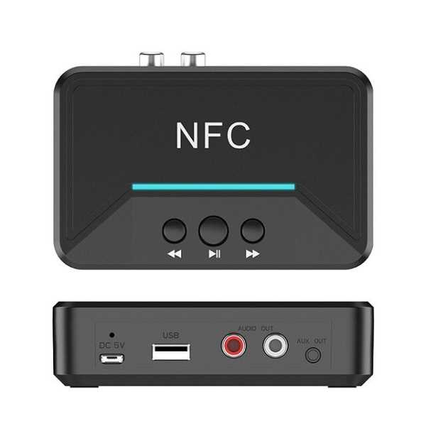 Ασύρματος Αναμεταδότης Ήχου Bluetooth/NFC v5.0 ZY-905 Μαύρο