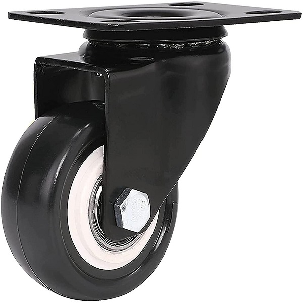 Ρόδα επίπλων περιστρεφόμενη Φ2"(5εκ.) 14242-02-5 μαύρο