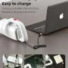 Ασύρματη Επαναφορτιζόμενη USB Μίνι Ηλεκτρική Σκούπα Στικ με Προέκταση GV-218 Λευκό