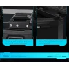 MotoCentric Aluminium  Μοτοσυκλέτας Αλουμινίου Top Case 45lt MC-45-001-BK-BU Blue