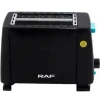 Raf Φρυγανιέρα 2 Θέσεων 650W R.263 Μαύρη