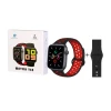 SMARTWATCH ΜΕ ΠΑΛΜΟΓΡΑΦΟ Τ55.ΜΑΥΡΟ-ΚΟΚΚΙΝΟ