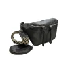 ΓΥΝΑΙΚΕΙΟ BUM BAG ΤΣΑΝΤΑΚΙ ΔΕΡΜΑΤΙΝΗ MOHICANS 120-2 ΜΑΥΡΟ