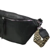 ΓΥΝΑΙΚΕΙΟ BUM BAG ΤΣΑΝΤΑΚΙ ΔΕΡΜΑΤΙΝΗ MOHICANS 120-2 ΜΑΥΡΟ