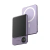 Μαγνητικό wireless power bank 1500mAh 22.5w fast charging με Οθόνη και Ασύρματη Φόρτιση 17743-1040 Μωβ